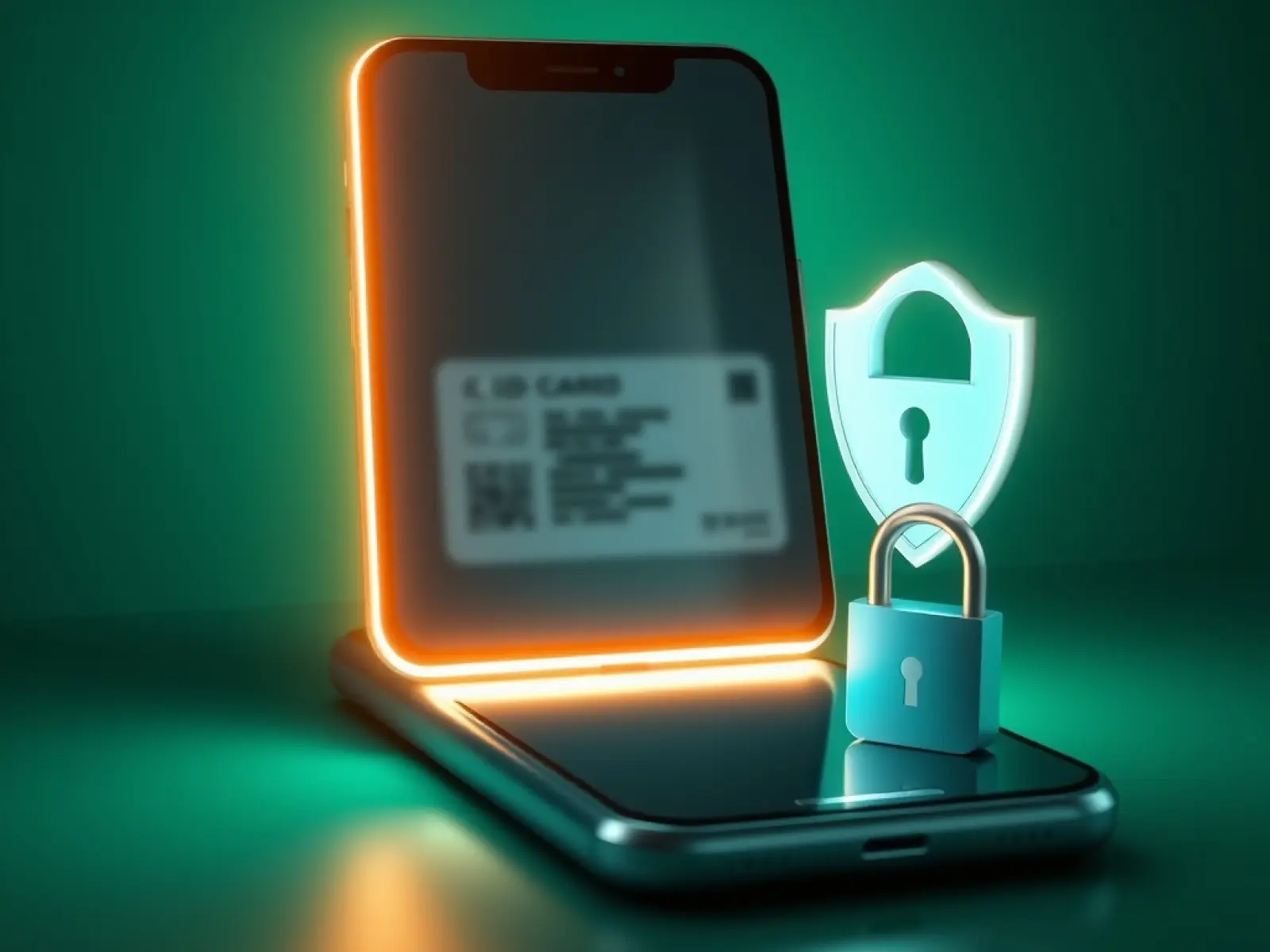 Smartphone scannant une pièce d'identité pour la vérification Paamebet